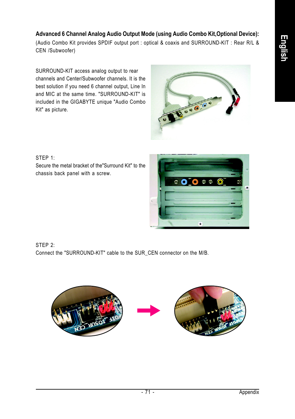 English | GIGABYTE GA-8I915ME Series User Manual | Page 71 / 80