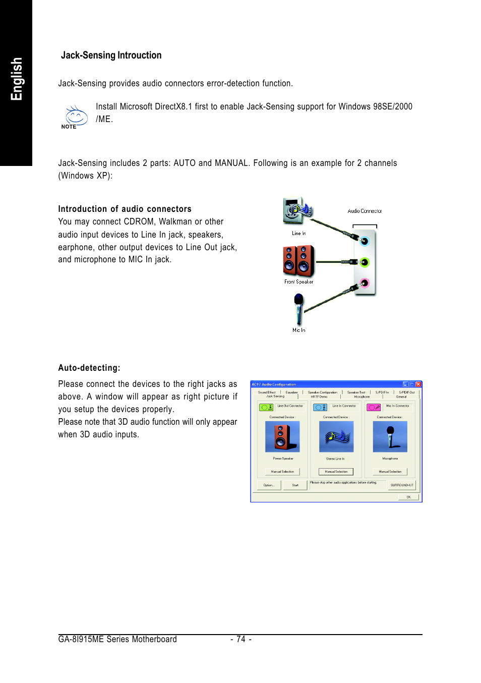 English | GIGABYTE GA-8I915ME Series User Manual | Page 74 / 80