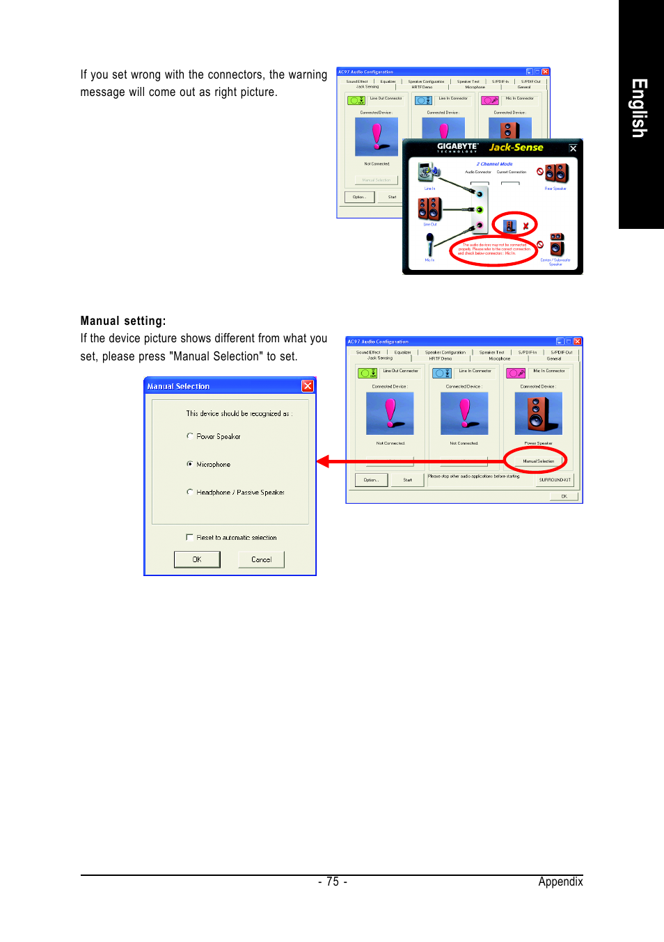 English | GIGABYTE GA-8I915ME Series User Manual | Page 75 / 80