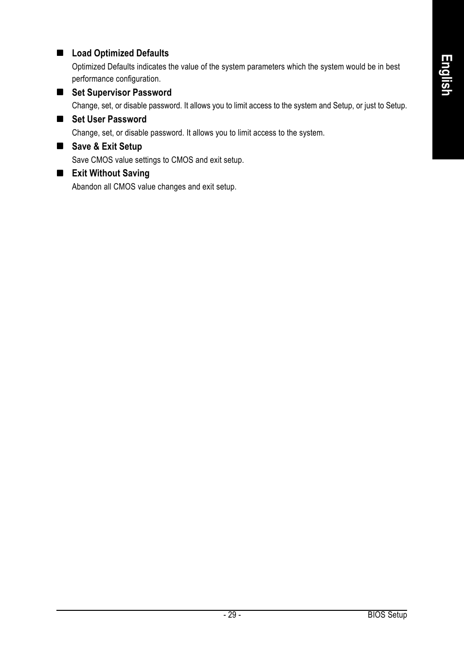 English | GIGABYTE GA-8I925X-G User Manual | Page 29 / 88