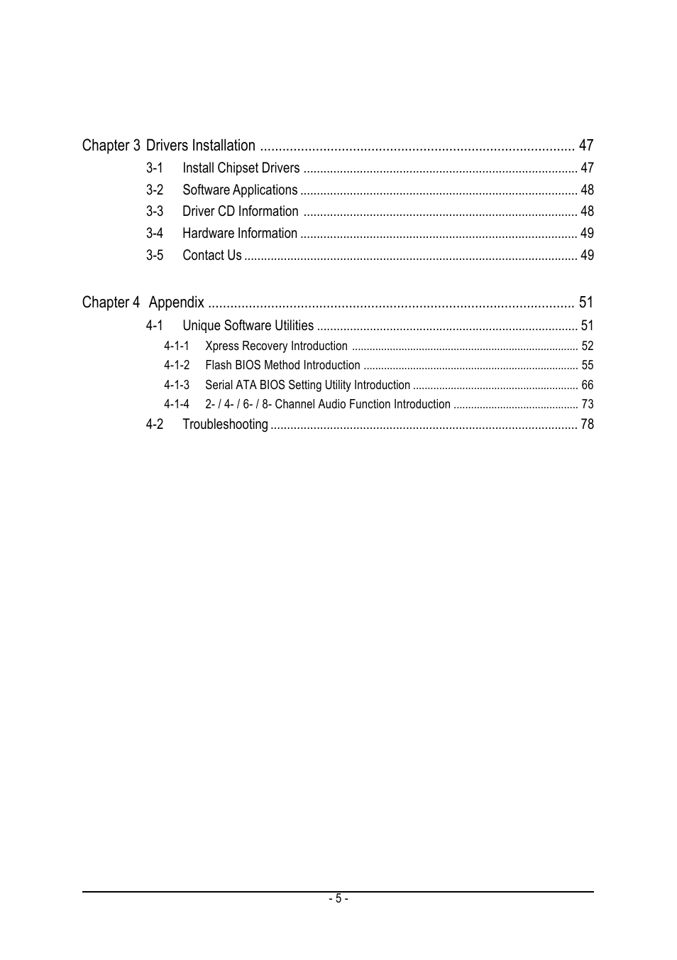 GIGABYTE GA-8I925X-G User Manual | Page 5 / 88