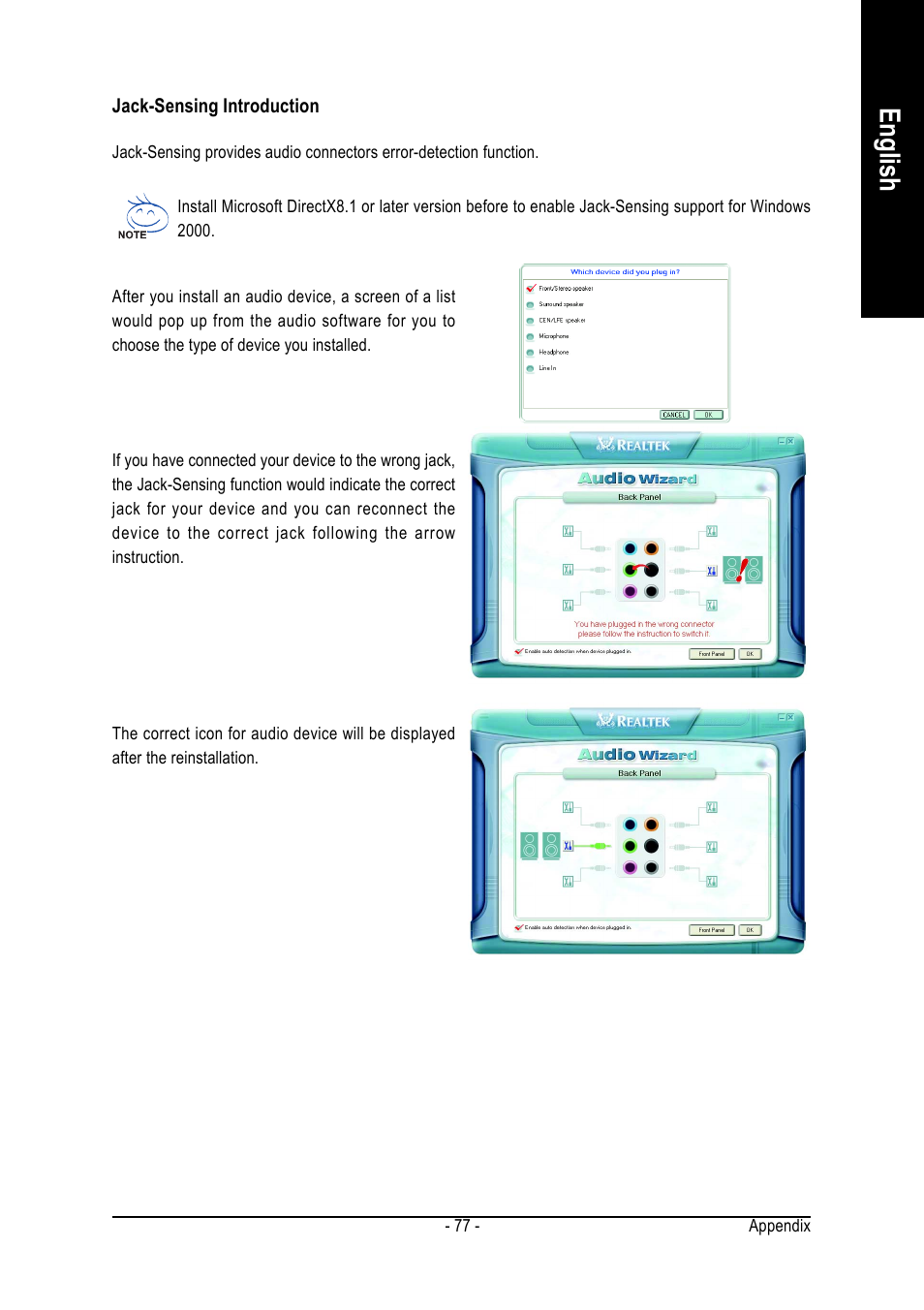 English | GIGABYTE GA-8I925X-G User Manual | Page 77 / 88