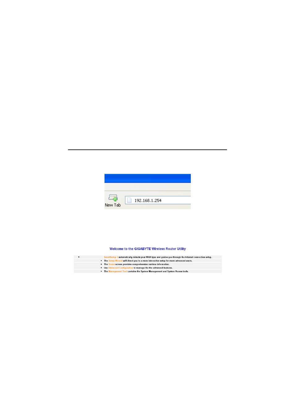 Chapter 5 aircruiser g wireless router settings, Login to the aircruiser g wireless router | GIGABYTE AirCruiser G GN-BR01G User Manual | Page 16 / 67