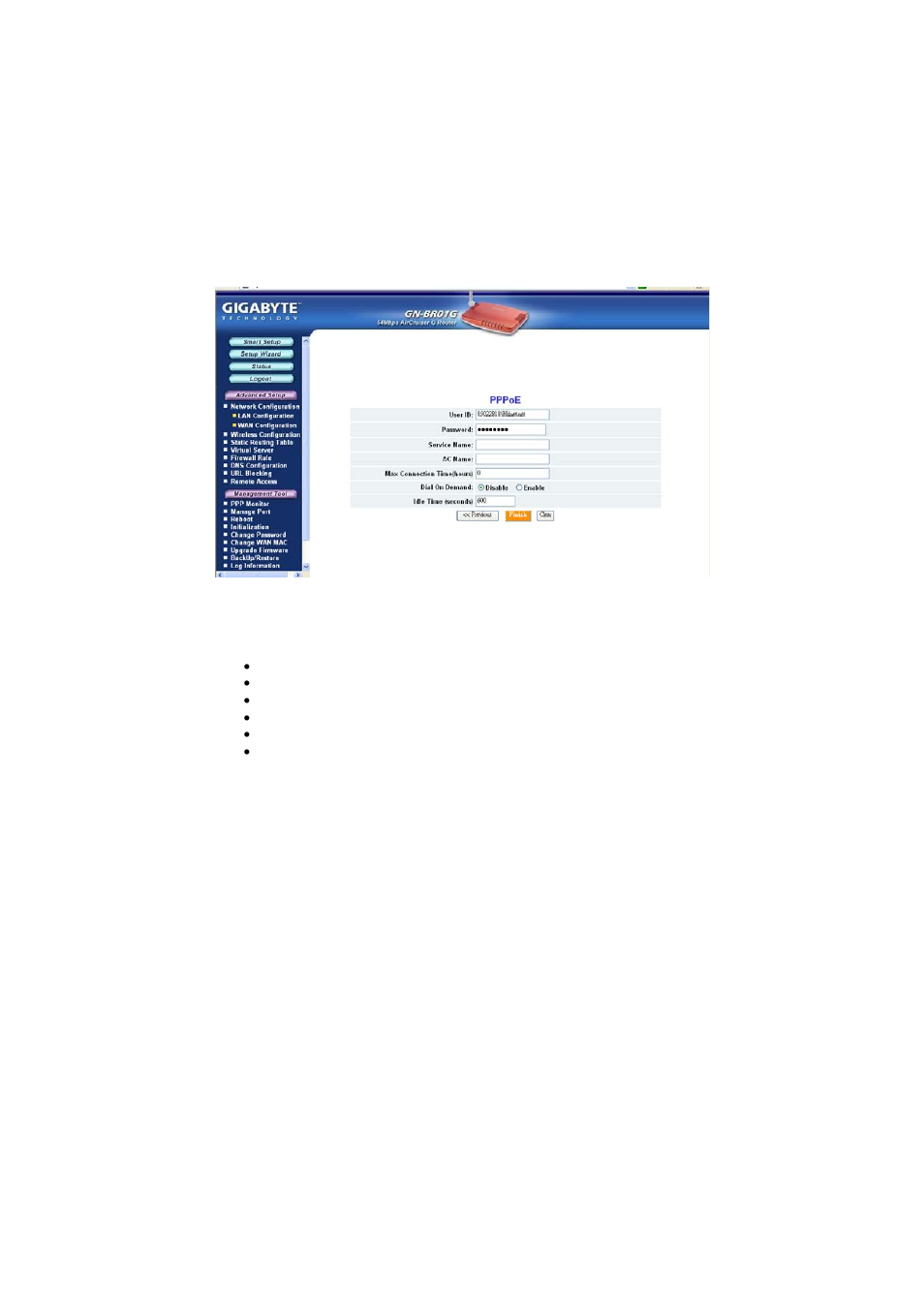 GIGABYTE AirCruiser G GN-BR01G User Manual | Page 21 / 67