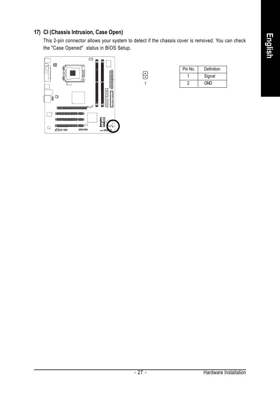 English | GIGABYTE GA-945PLM-(D)S2 User Manual | Page 27 / 80