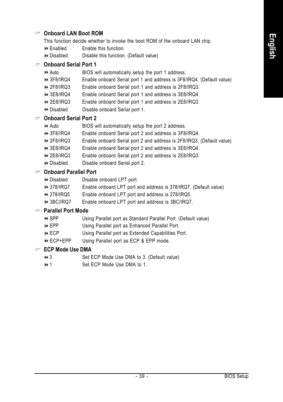 English | GIGABYTE GA-945PLM-(D)S2 User Manual | Page 39 / 80