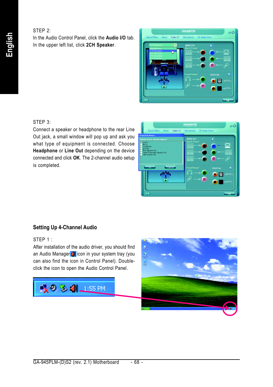 English | GIGABYTE GA-945PLM-(D)S2 User Manual | Page 68 / 80