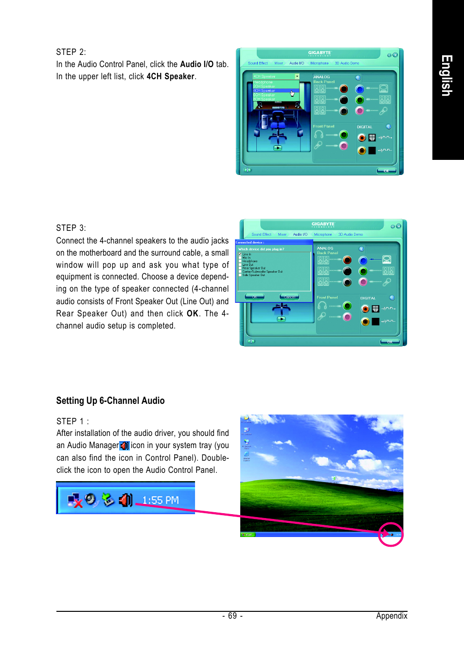 English | GIGABYTE GA-945PLM-(D)S2 User Manual | Page 69 / 80