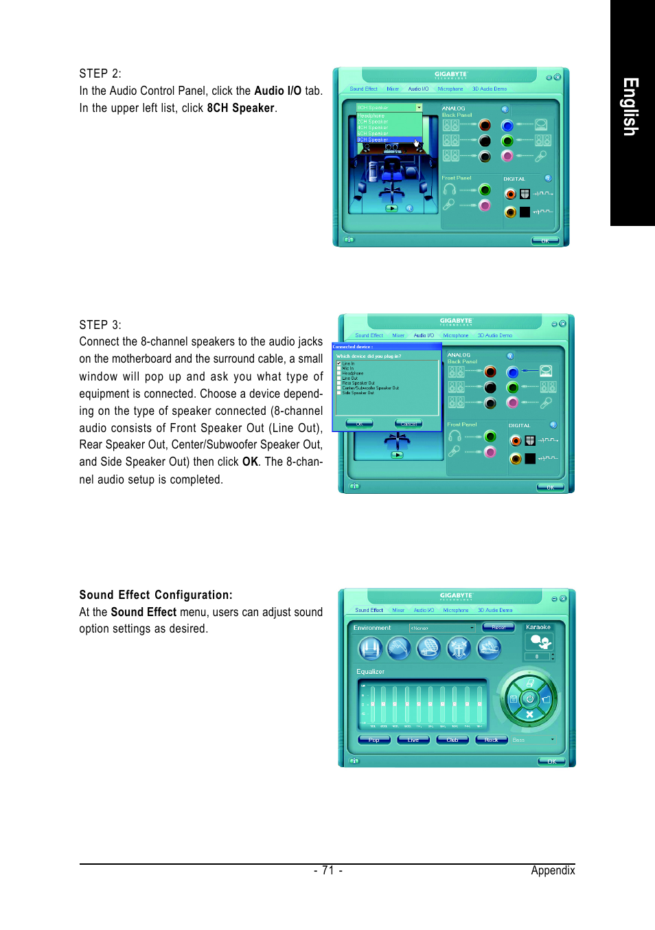 English | GIGABYTE GA-945PLM-(D)S2 User Manual | Page 71 / 80
