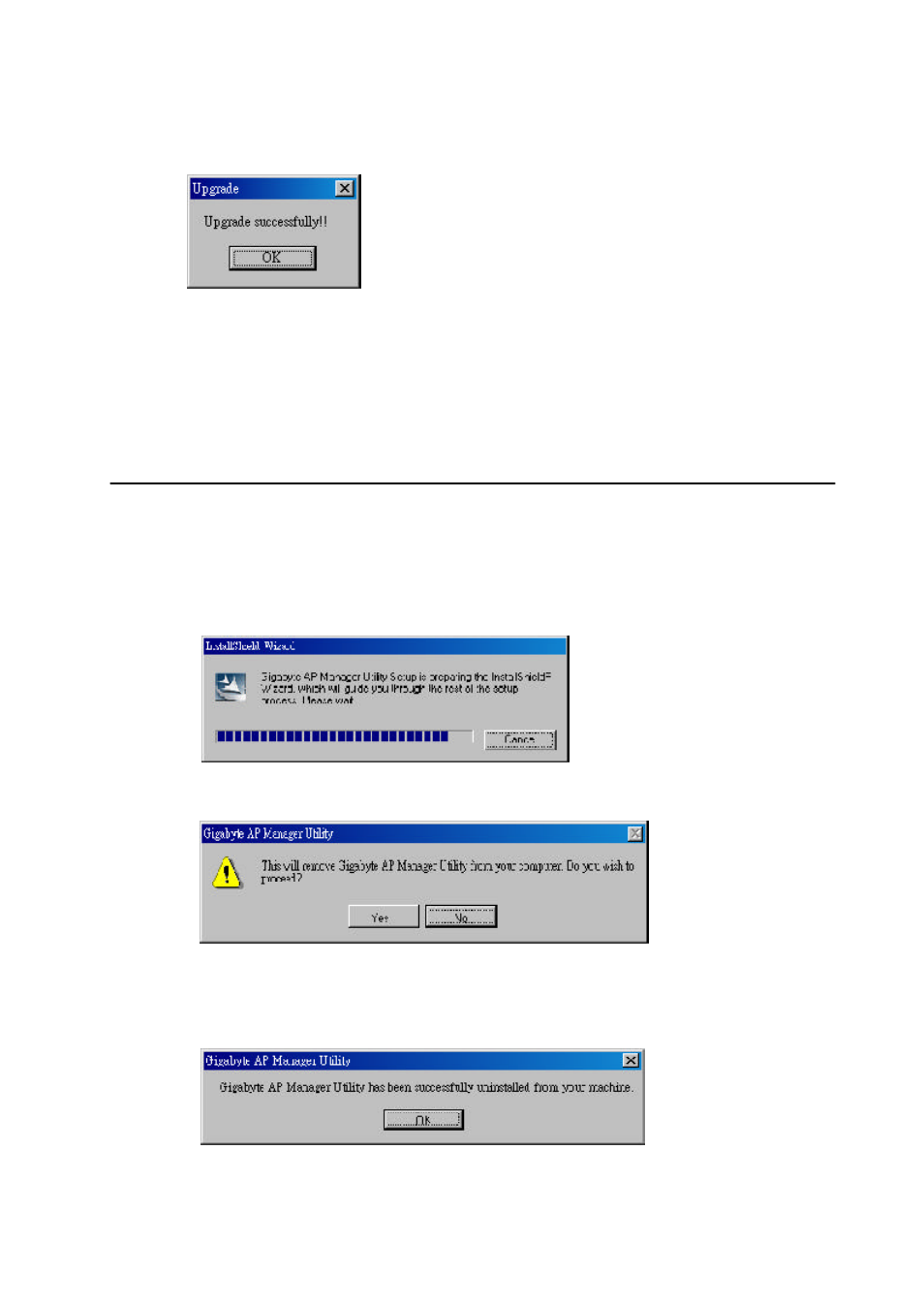 Uninstall ap utility | GIGABYTE GN-A16B User Manual | Page 31 / 64