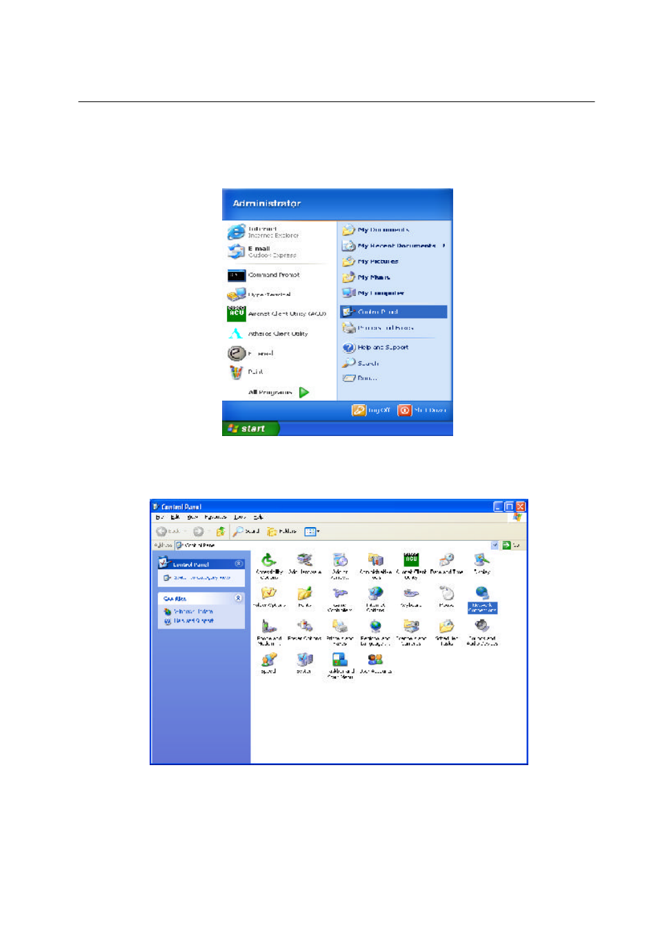 The settings under windows xp | GIGABYTE GN-A16B User Manual | Page 55 / 64