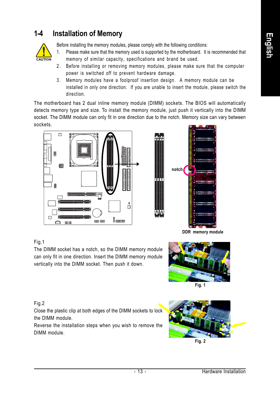 English | GIGABYTE GA-8S661GXMP User Manual | Page 13 / 72