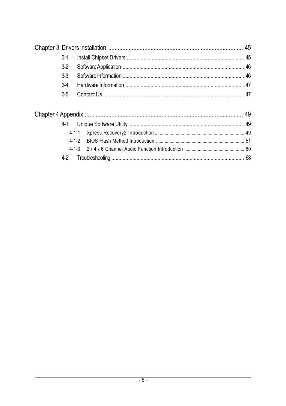 GIGABYTE GA-8S661GXMP User Manual | Page 5 / 72