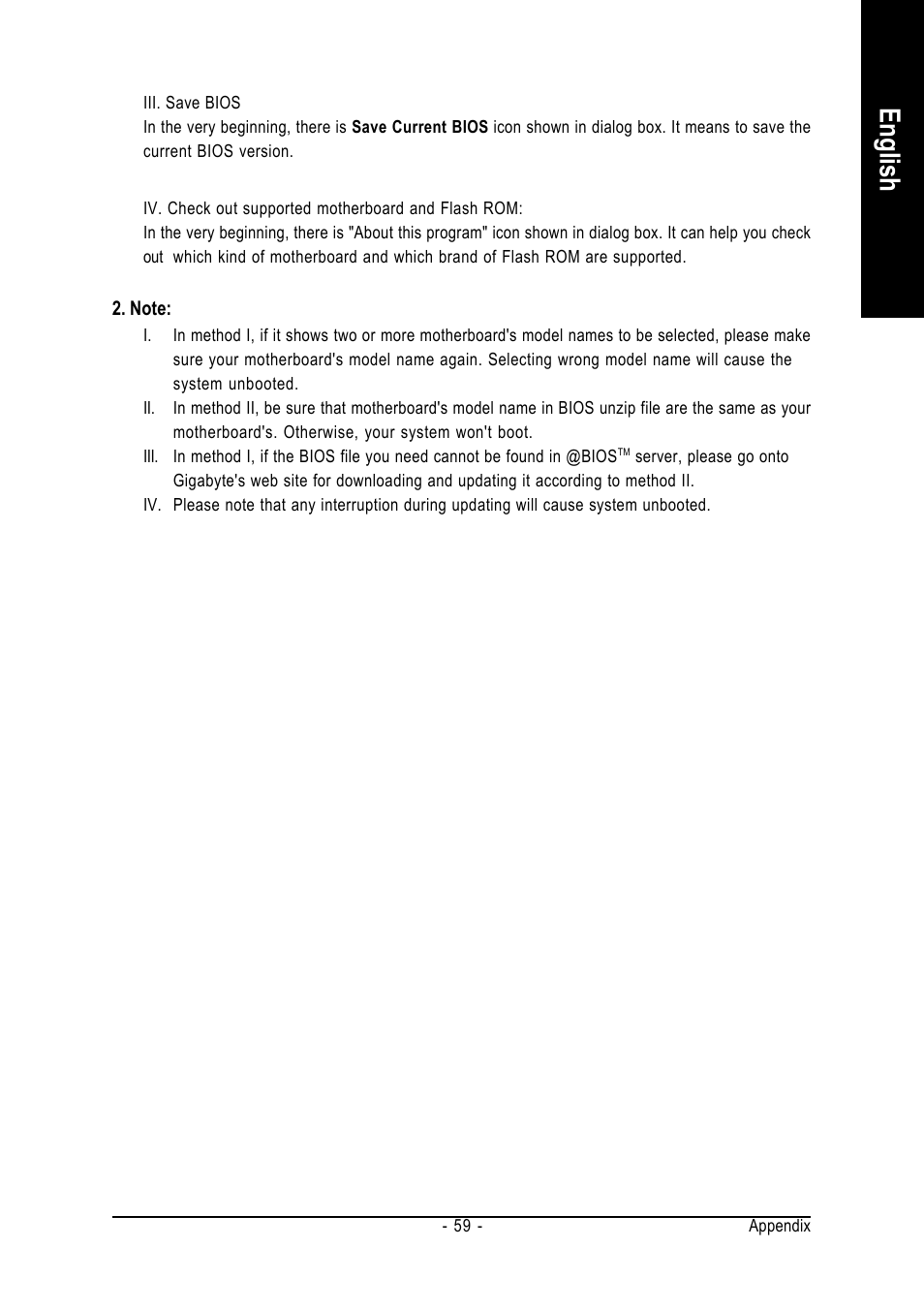 English | GIGABYTE GA-8S661GXMP User Manual | Page 59 / 72