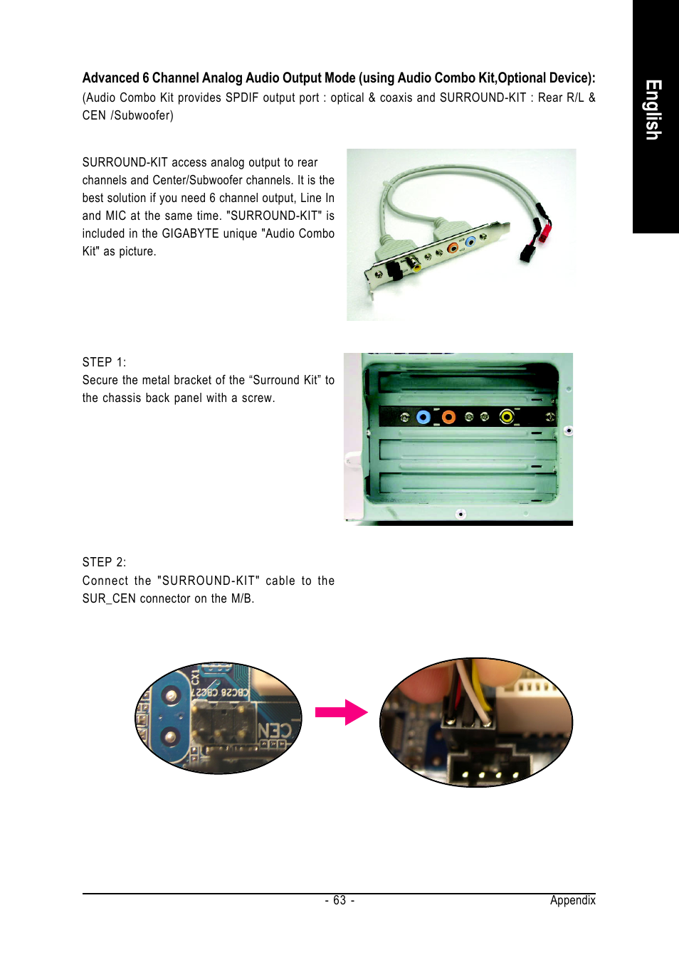 English | GIGABYTE GA-8S661GXMP User Manual | Page 63 / 72