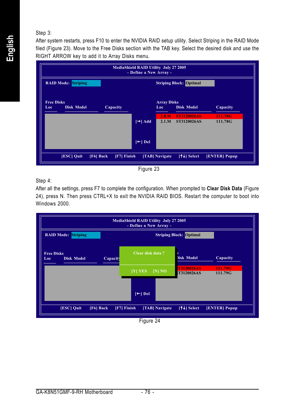 English | GIGABYTE GA-K8N51GMF-9-RH User Manual | Page 76 / 88