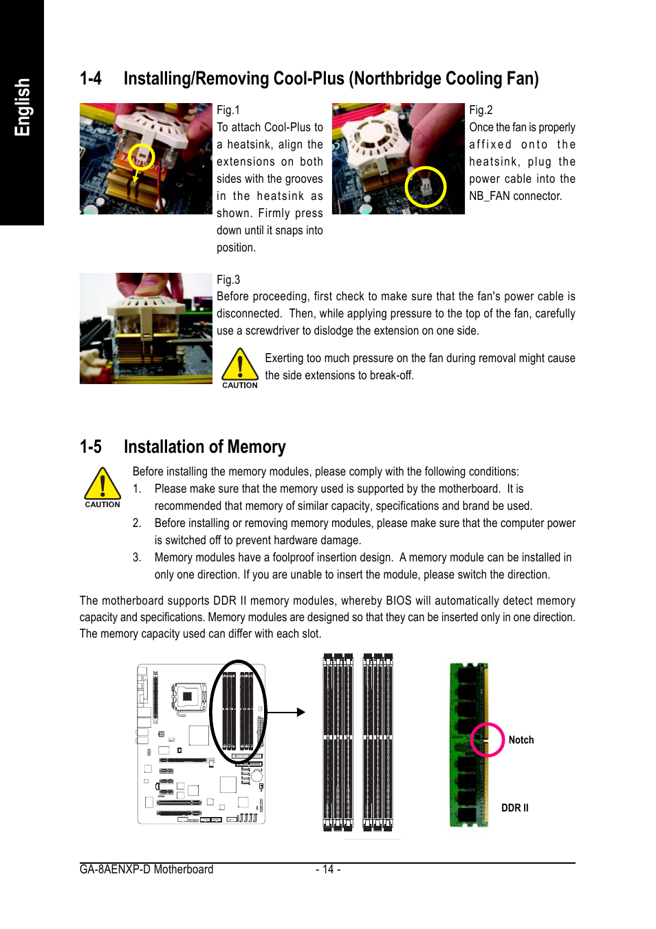 English | GIGABYTE GA-8AENXP-D User Manual | Page 14 / 88