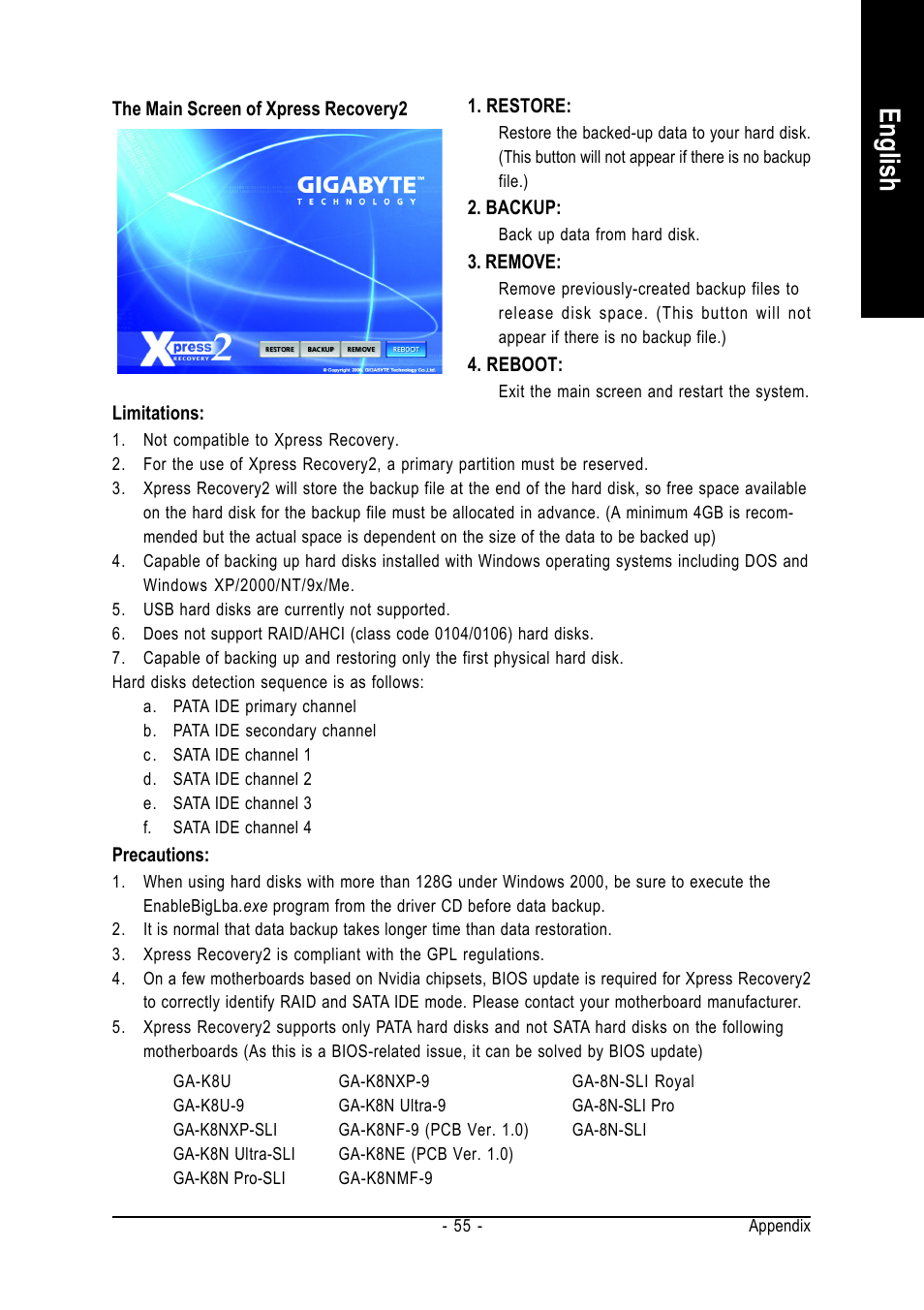 English | GIGABYTE GA-K8N51PVMT-9-RH User Manual | Page 55 / 88