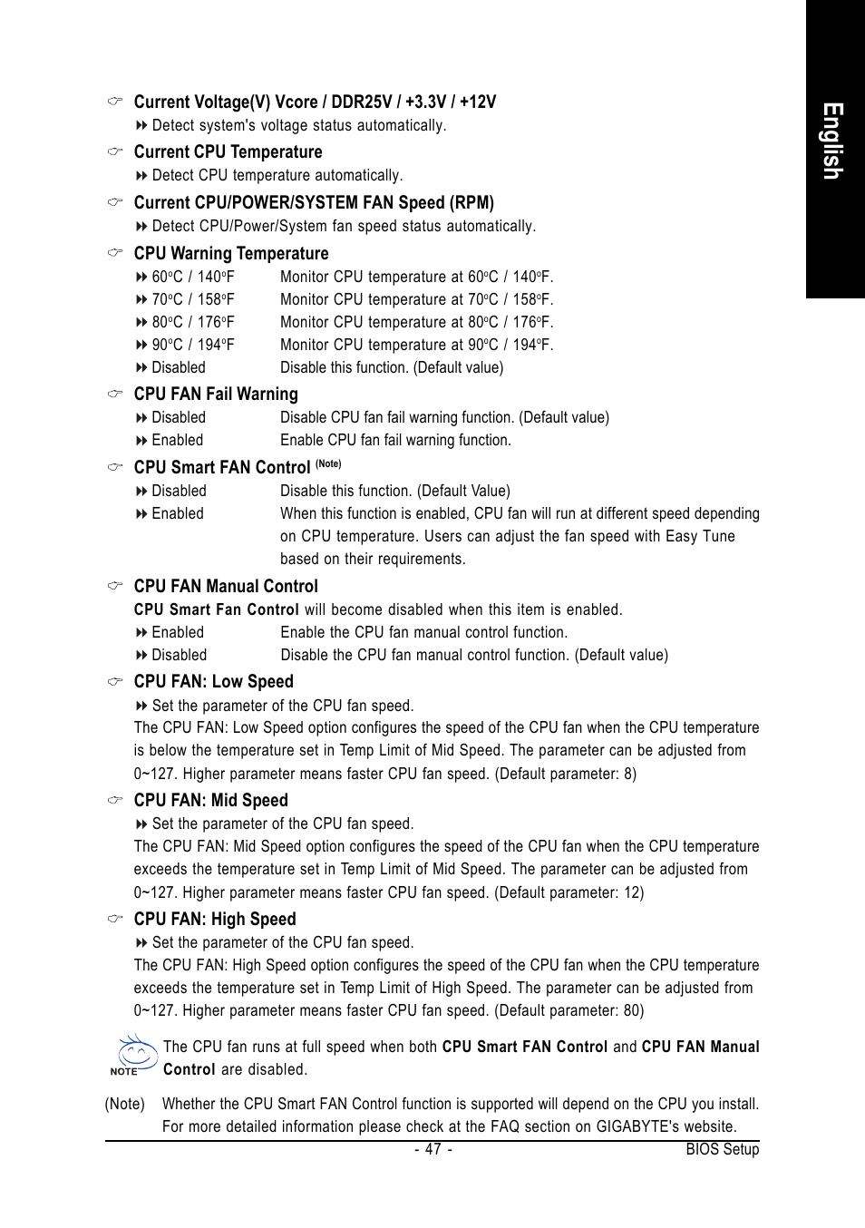 English | GIGABYTE GA-K8N-SLI User Manual | Page 47 / 88
