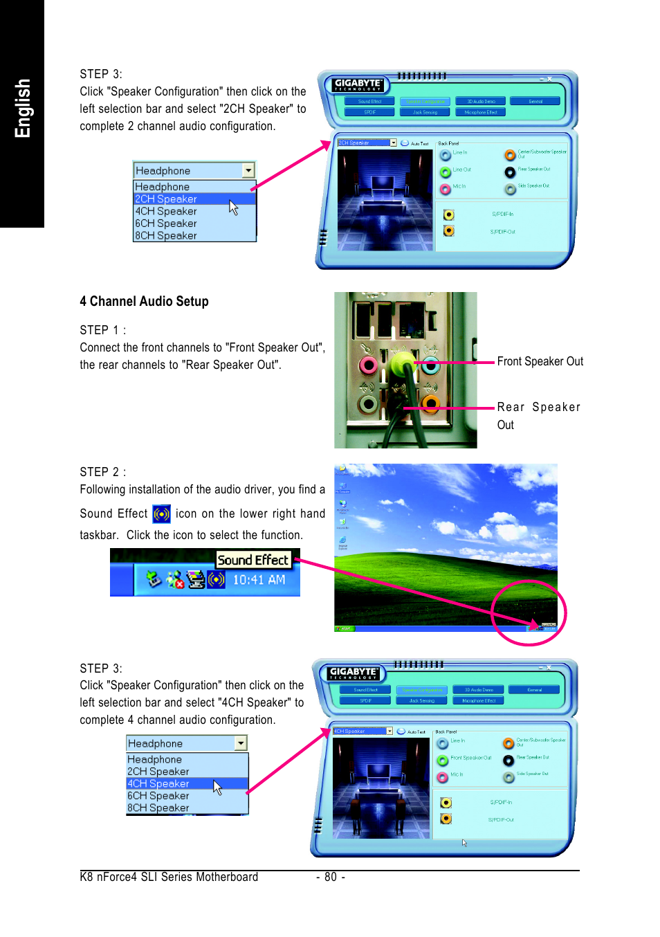 English | GIGABYTE GA-K8N-SLI User Manual | Page 80 / 88