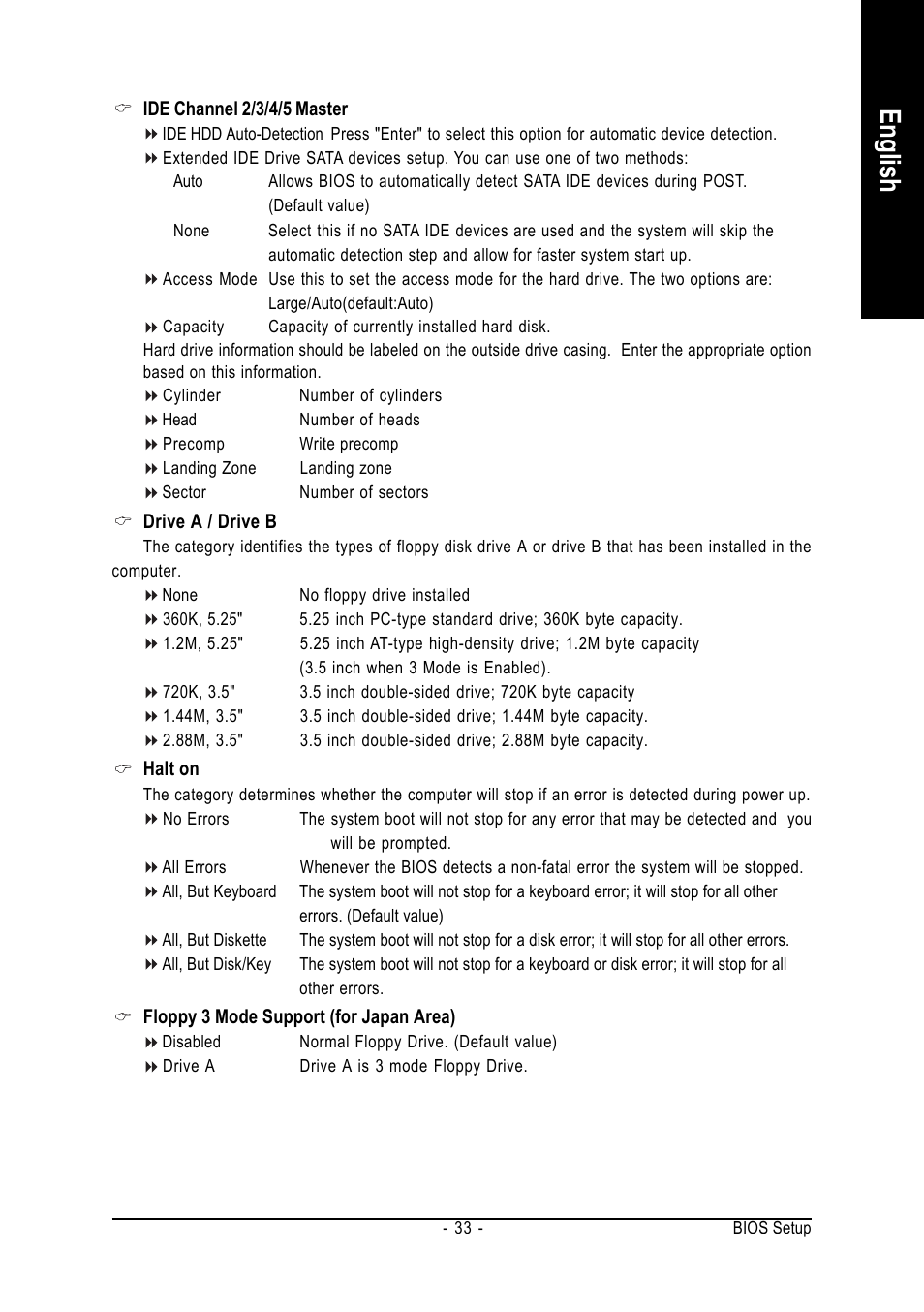 English | GIGABYTE AMD Socket 939 Processor Motherboard GA-K8NMF-9 User Manual | Page 33 / 80