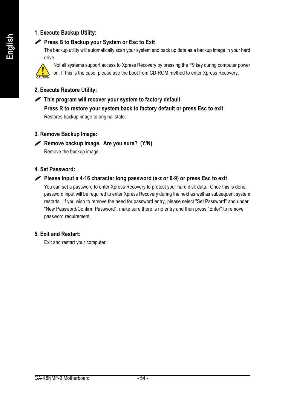 English | GIGABYTE AMD Socket 939 Processor Motherboard GA-K8NMF-9 User Manual | Page 54 / 80