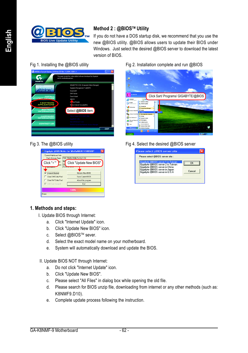 English | GIGABYTE AMD Socket 939 Processor Motherboard GA-K8NMF-9 User Manual | Page 62 / 80