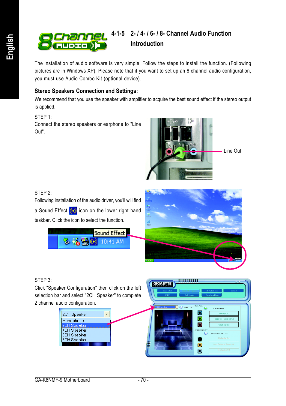 English | GIGABYTE AMD Socket 939 Processor Motherboard GA-K8NMF-9 User Manual | Page 70 / 80