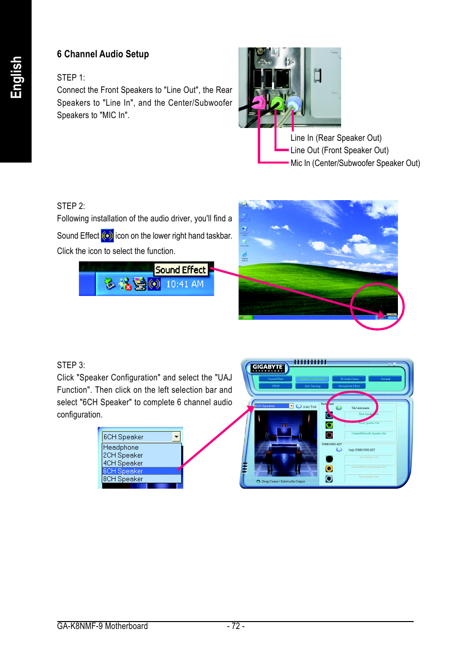 English | GIGABYTE AMD Socket 939 Processor Motherboard GA-K8NMF-9 User Manual | Page 72 / 80