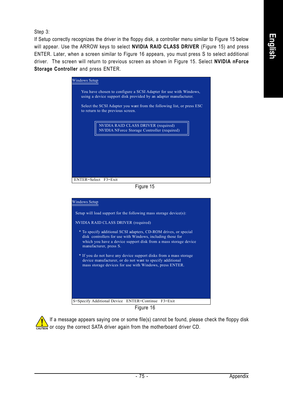 English | GIGABYTE AMD Socket AM2 Processor Motherboard GA-M55S-S3 User Manual | Page 75 / 88