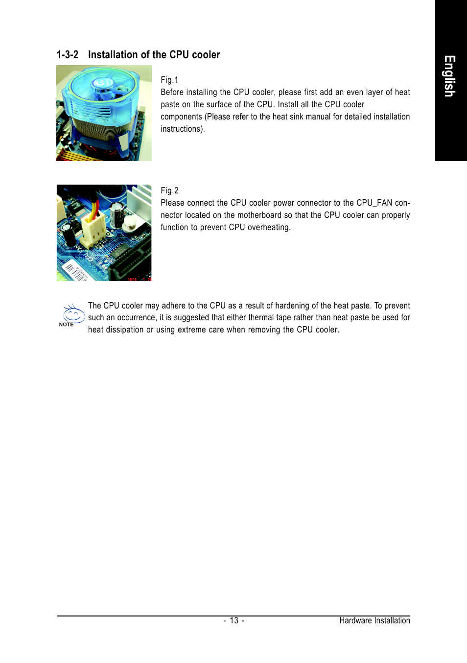 English | GIGABYTE AMD Socket AM2 Processor Motherboard GA-M55SLI-S4 User Manual | Page 13 / 96