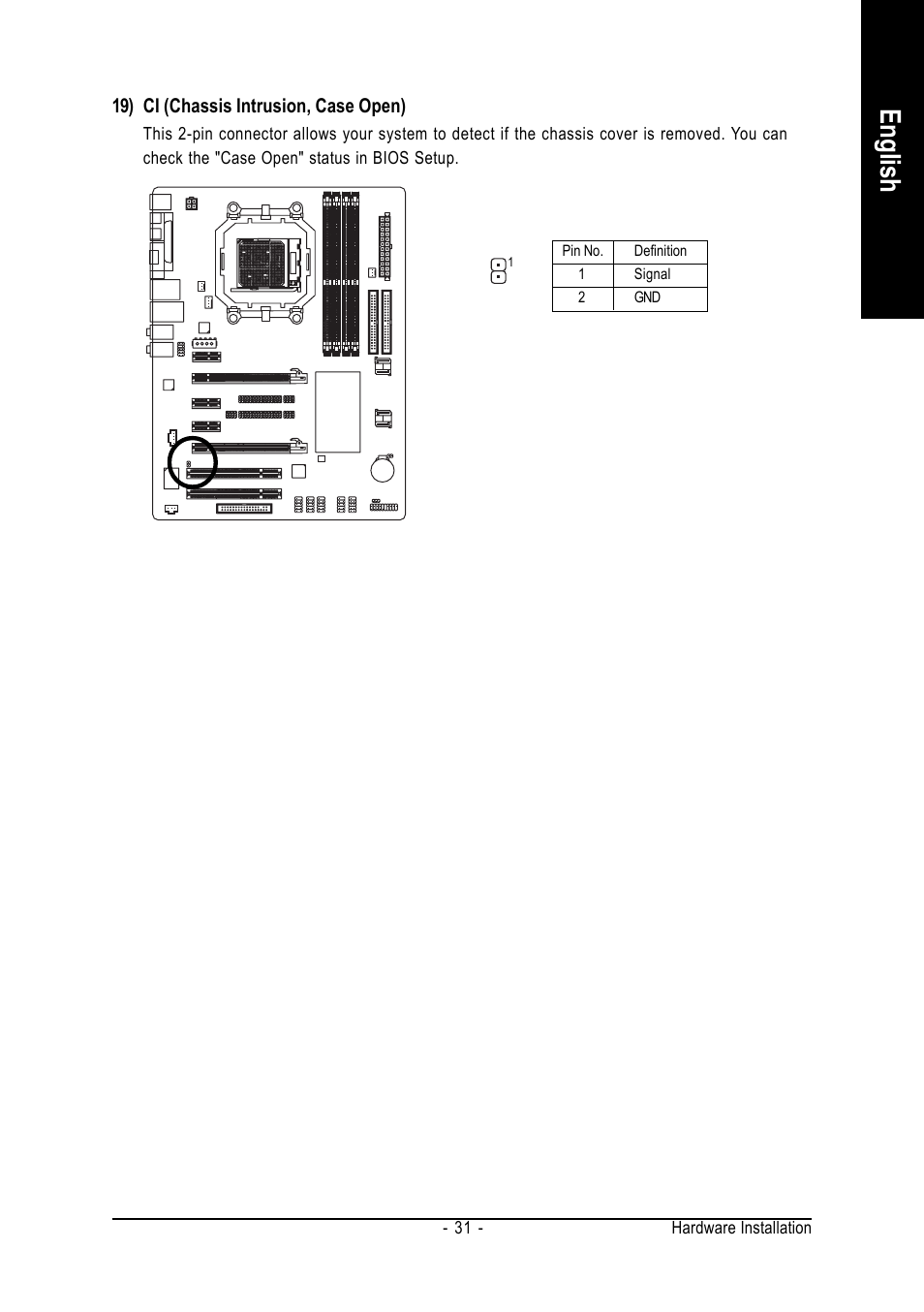 English | GIGABYTE AMD Socket AM2 Processor Motherboard GA-M55SLI-S4 User Manual | Page 31 / 96