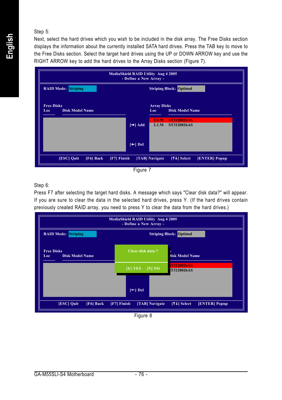 English | GIGABYTE AMD Socket AM2 Processor Motherboard GA-M55SLI-S4 User Manual | Page 76 / 96