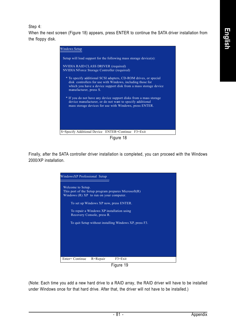 English | GIGABYTE AMD Socket AM2 Processor Motherboard GA-M55SLI-S4 User Manual | Page 81 / 96