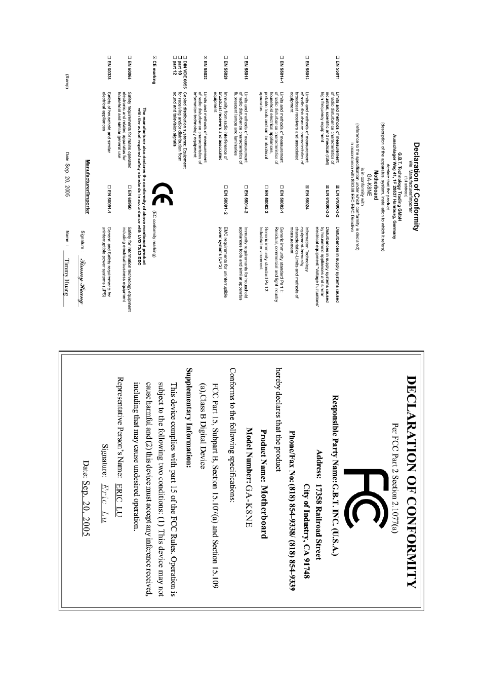 GIGABYTE AMD Socket 754 Processor Motherboard GA-K8NE User Manual | Page 2 / 80