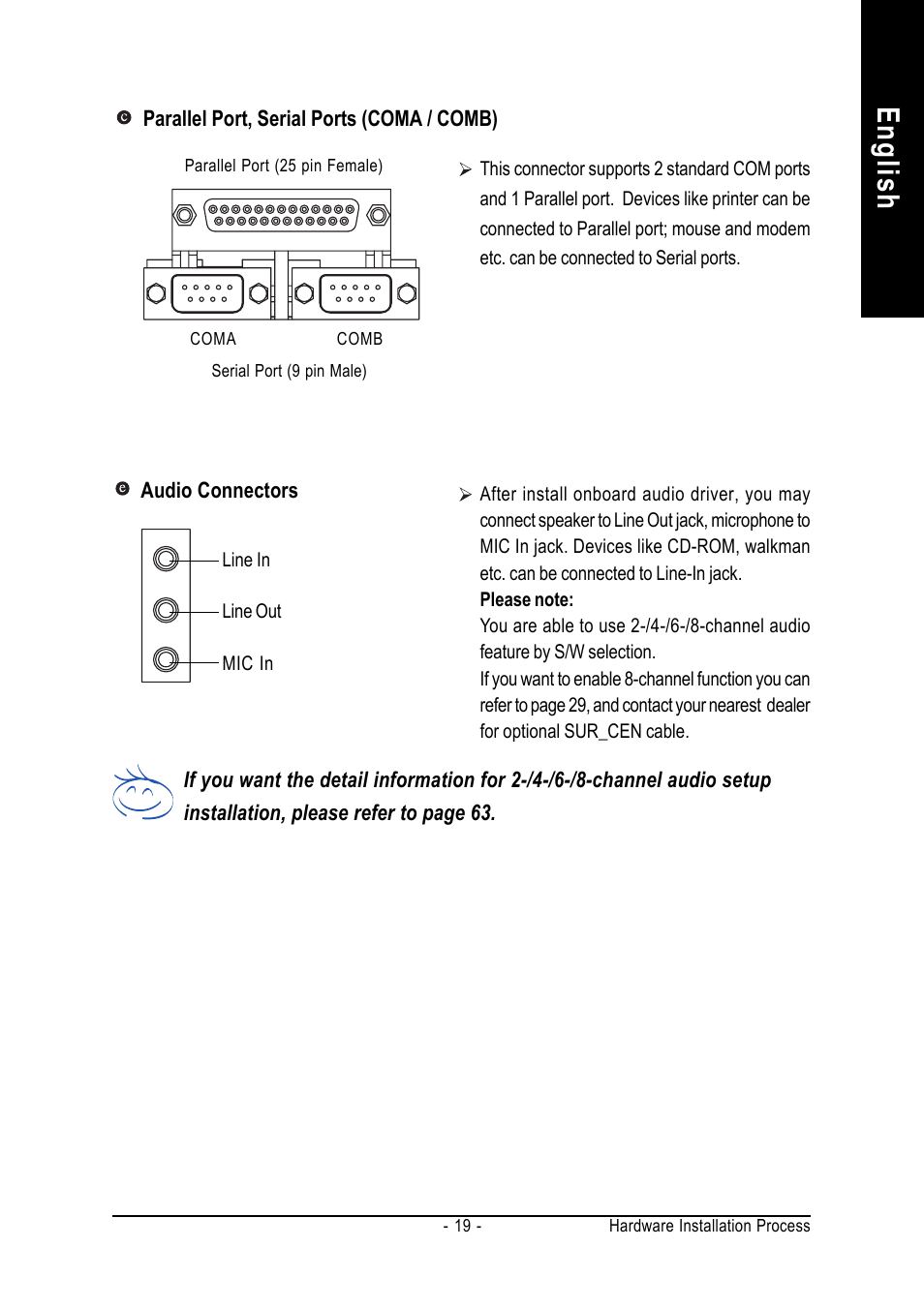 English | GIGABYTE AMD Socket 754 Processor Motherboard GA-K8NS Pro User Manual | Page 19 / 96