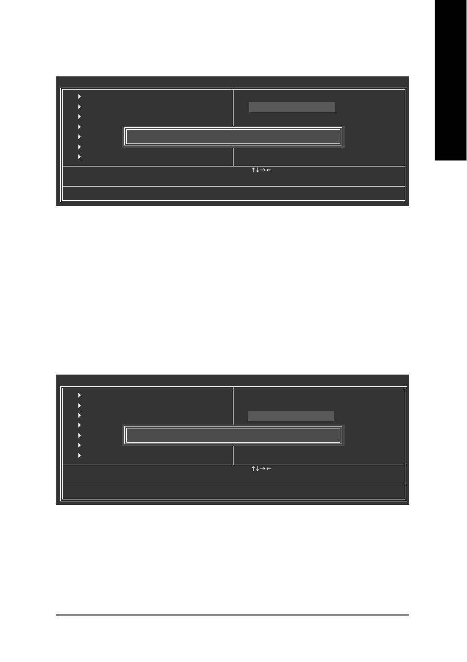 9 load fail-safe defaults ( fail-safe ), 10 load optimized defaults ( optimized ) | GIGABYTE GA-8GEM800 User Manual | Page 47 / 81