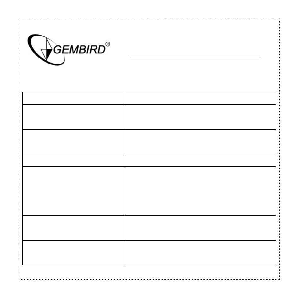 Troubleshooting | Gembird BTHS-002 User Manual | Page 11 / 12