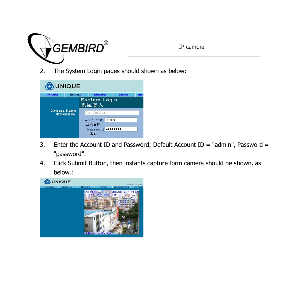 Gembird CAM77IP User Manual | Page 14 / 43