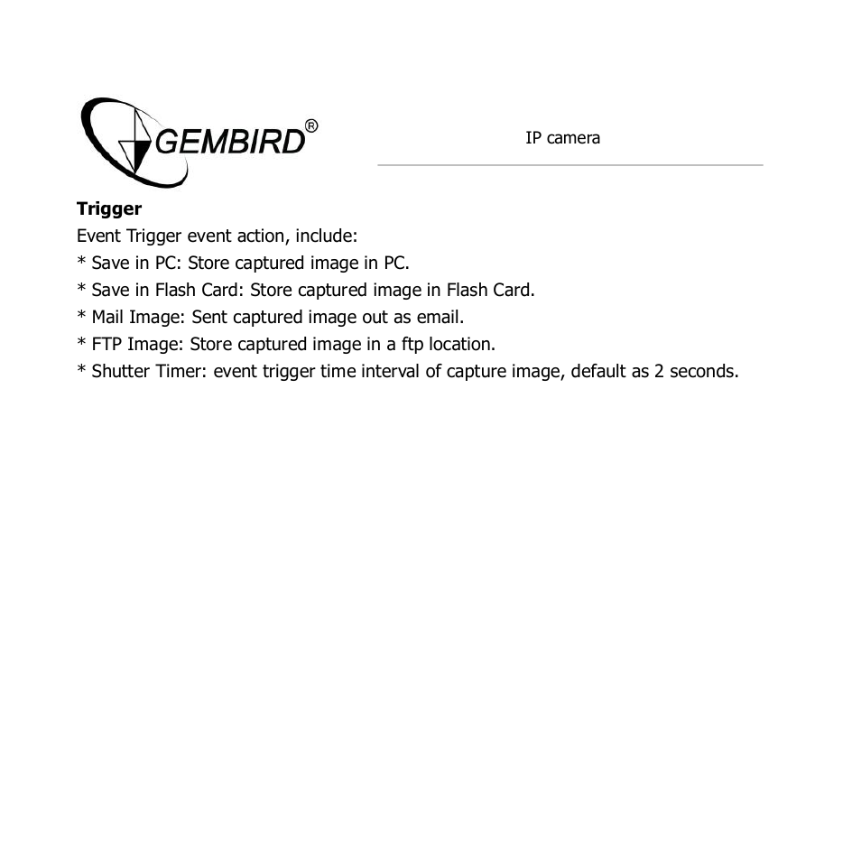 Gembird CAM77IP User Manual | Page 23 / 43
