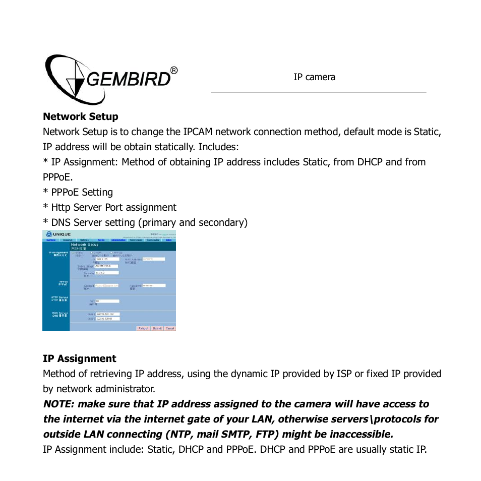 Gembird CAM77IP User Manual | Page 24 / 43