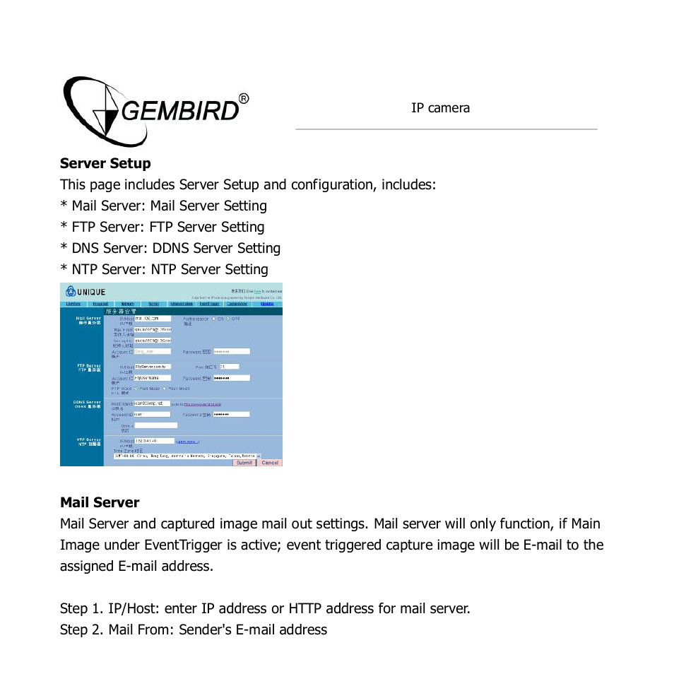 Gembird CAM77IP User Manual | Page 27 / 43