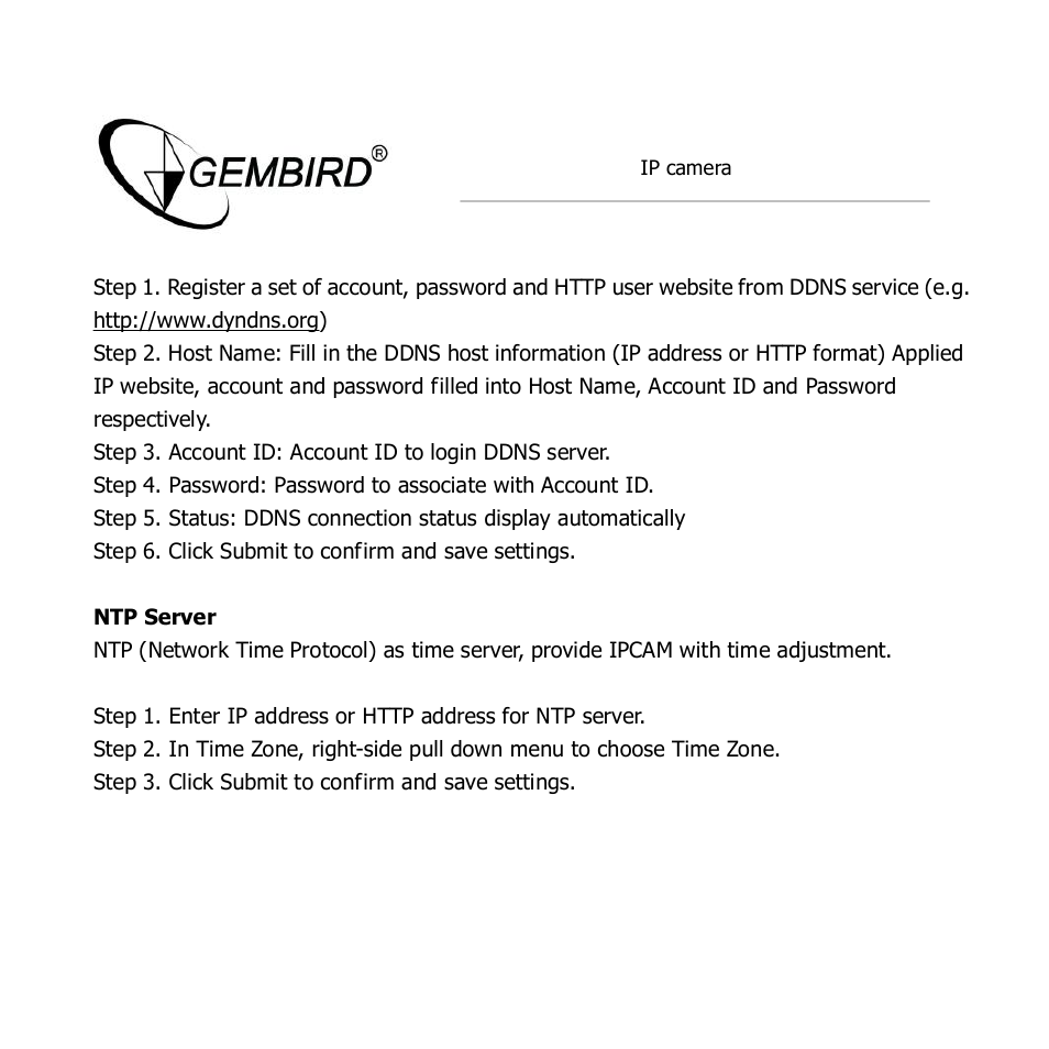 Gembird CAM77IP User Manual | Page 29 / 43