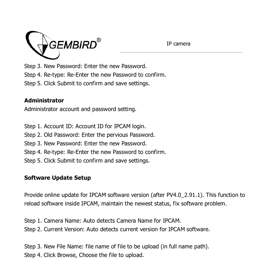 Gembird CAM77IP User Manual | Page 31 / 43
