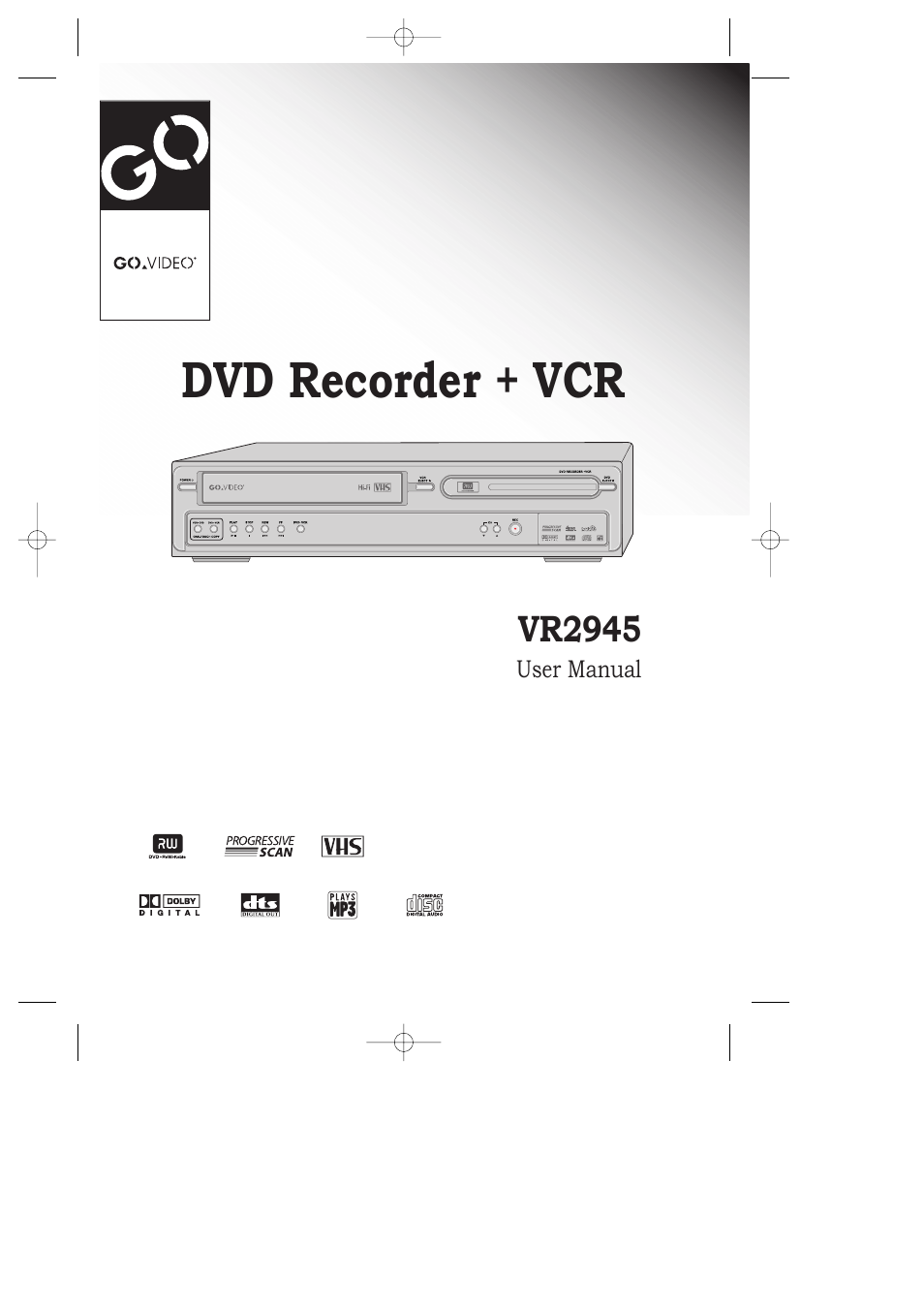 Go-Video VR2945 User Manual | 67 pages