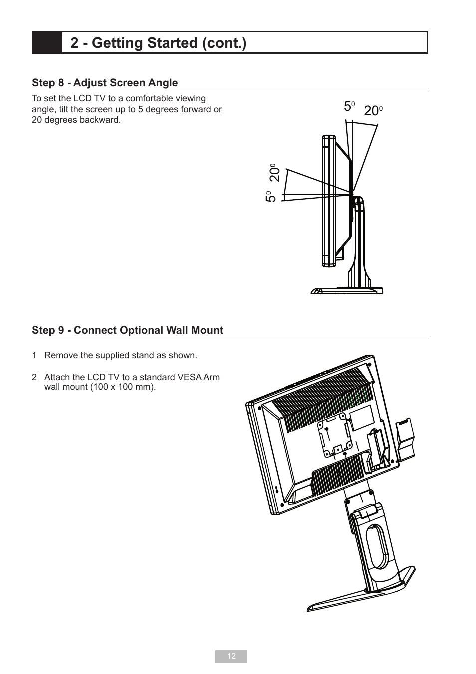2 - getting started (cont.) | Go-Video T2040 User Manual | Page 12 / 22