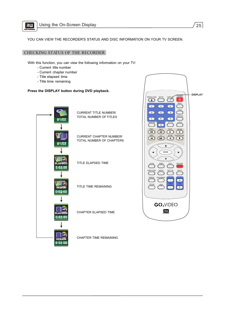 Go-Video R 6640 User Manual | Page 26 / 40