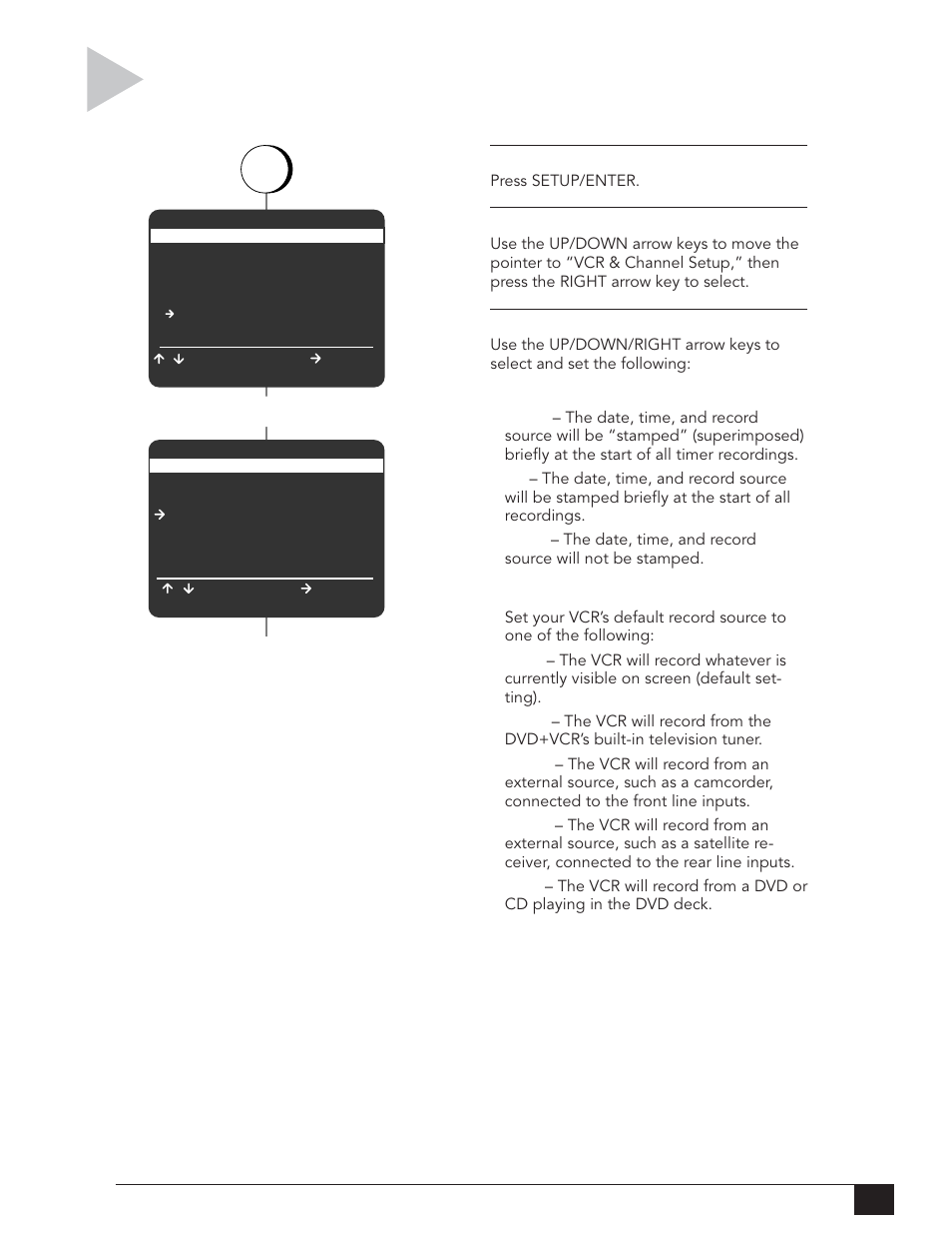Record settings | Go-Video DVR 4550 User Manual | Page 29 / 72