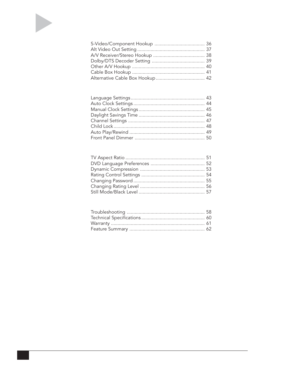 Go-Video DVR 4550 User Manual | Page 4 / 72