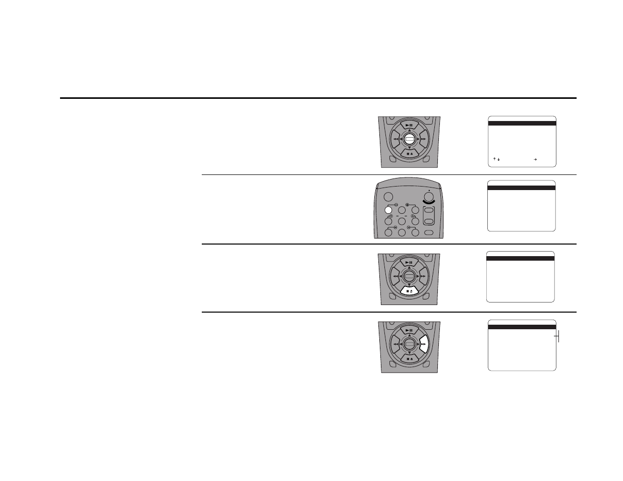 Set daylight savings time, Open the “setup menu, Open the “set clock menu | Choose “daylight savings, Set “daylight savings, Press and hold the menu button for 3 seconds, Press 1 | Go-Video DDV9355 User Manual | Page 18 / 106